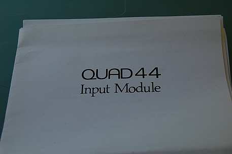 Quad Disc input module Manual 
