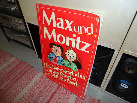 Wilhelm Busch " Max und Moritz - Eine Bubengeschichte in sieben Streichen " Riesenbuch / Falken Verlag / Bassermann / 1989