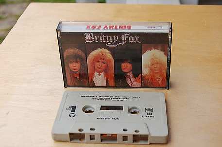 Britny Fox " Same " MC original US Cassette mit Dolby