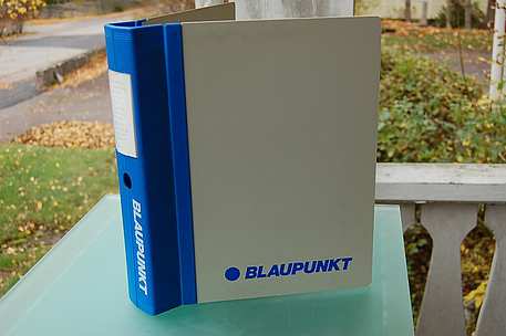 Blaupunkt Mappe / Aktenordner für Service Manuals etc.