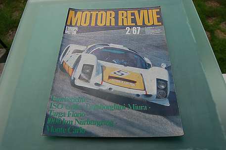Motor Revue 2/1967 Heft 62 - Test Lamborghini Miura Paul Frere - Iso Grifo 365GL - Maserati - Tjaarda - etc.