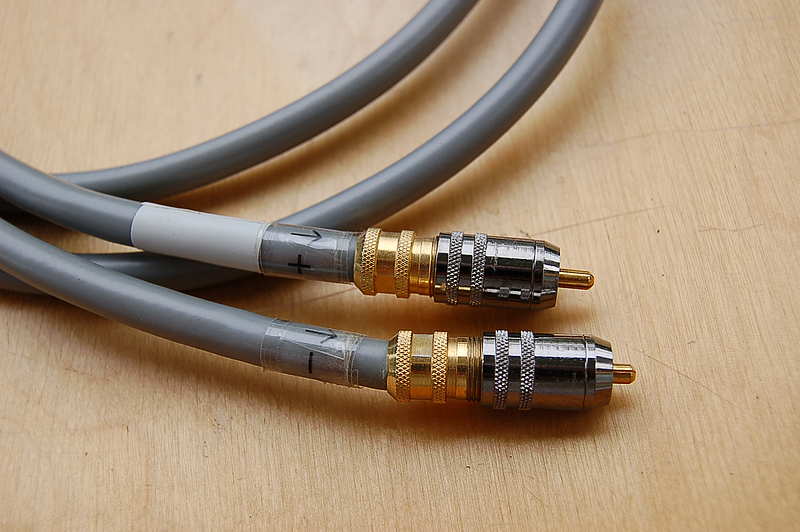 Nf-Kabel mit WBT 0125 - laufrichtungsgebunden - auch f. Phono