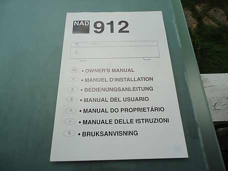 NAD 912 manual