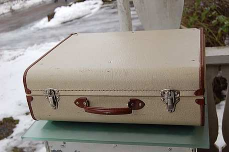 Picknick Koffer aus England / Vintage / 4 Personen / picnic suitcase vintage