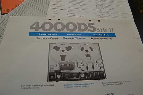 Akai 4000 DS MKII Manual