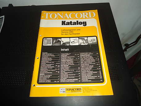 Tonacord Katalog / 80er Jahre / 160 Seiten