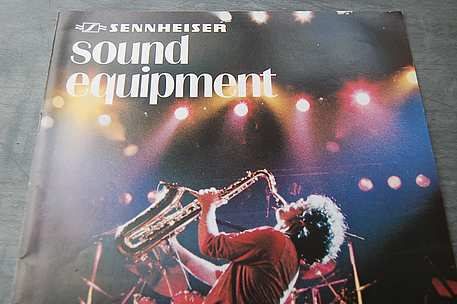 Sennheiser Sound Equipment Katalog m. Mikrophonen etc. 