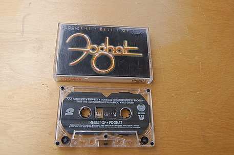 Foghat " Best of " original Rhino MC Cassette mit Dolby B+HX Pro