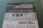 Rotel RA-1412 Manual 